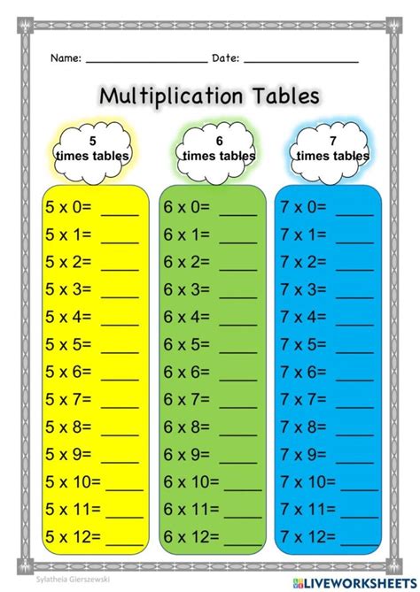 multiplication practice worksheets|Multiplication table worksheets printable .